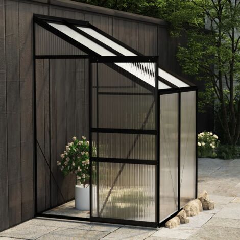 Serre de Jardin | Serre De Jardinage Anthracite Aluminium 2,7 m³ 99135 - Anthracite