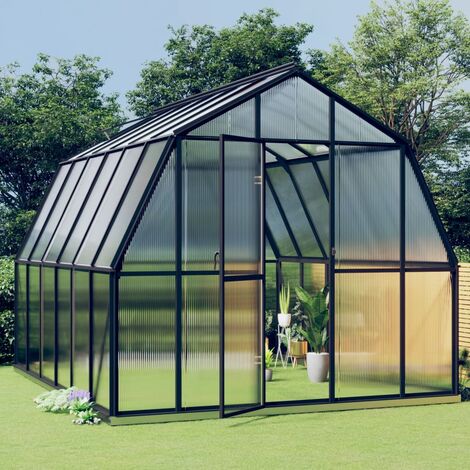Serre de Jardin | Serre De Jardinage avec cadre de base Anthracite 9,98 m² Aluminium 31309 - Anthracite