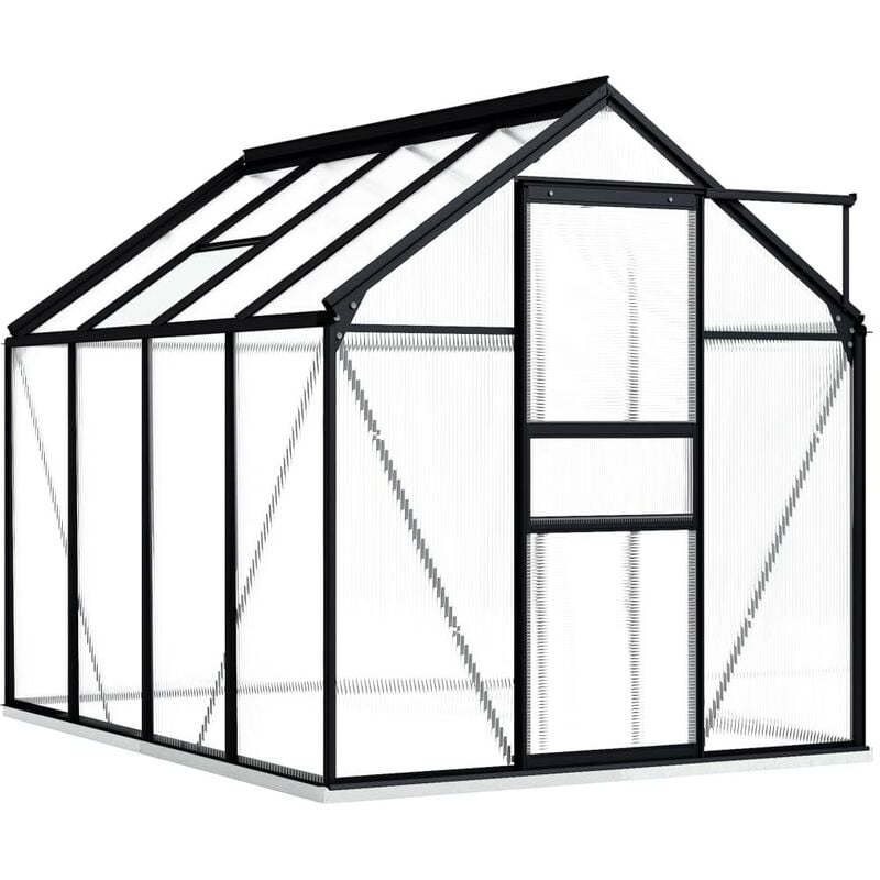 Serre de jardin Solide 250 x 190 x 202 cm. Volume de 8 m³ Qualité et Robustesse - Transparent
