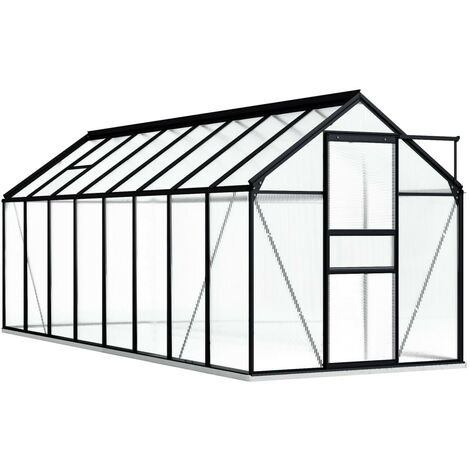 Serre de jardin Solide 490 X 190 X 202 cm. Volume de 15,5 m³ Qualité et Robustesse
