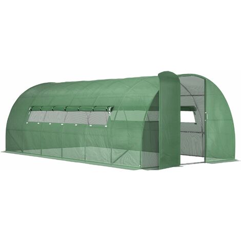 Serre tunnel de jardin grande taille