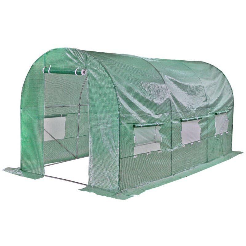 Dema - Serre tunnel de jardin 9 m² - 4500 x 2000 x 2000 mm