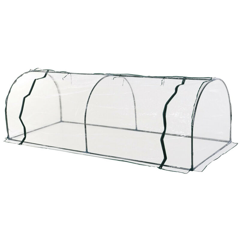 MH - Serre de jardin tunnel carlo transparente