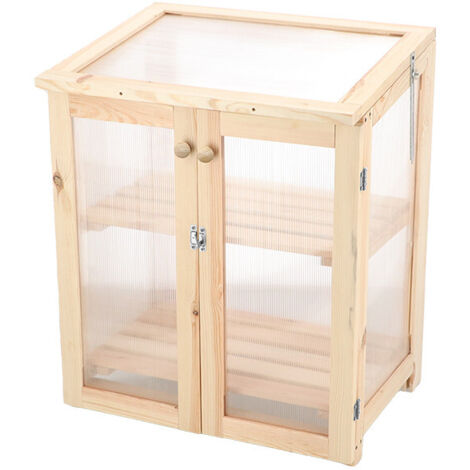 Serre de terrasse Polycarbonate en Bois 85cm
