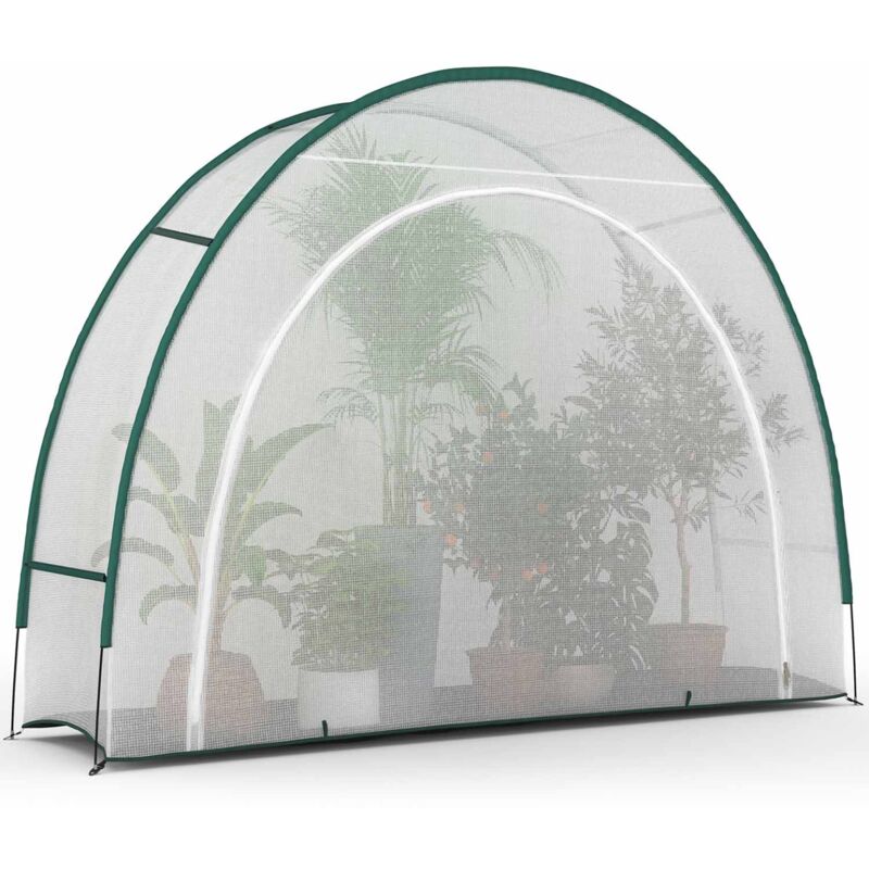 Serre d'hivernage demi lune 300 x 80 x 220 cm balcon et terrasse