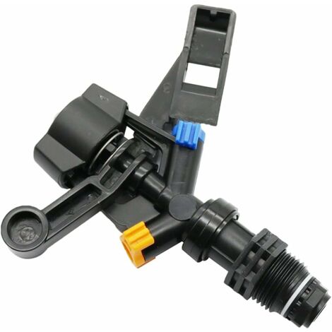 Serre d'irrigation Arroseur d'irrigation de pelouse micro rotatif Arroseur d'arrosage à deux trous rotatif automatique à 360 degrés Arroseur d'arrosage