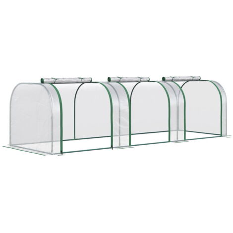 Serre en aluminium, serre, serre avec porte, cadre froid, serre végétale, culture de plantes, aluminium, acier, transparent, 295