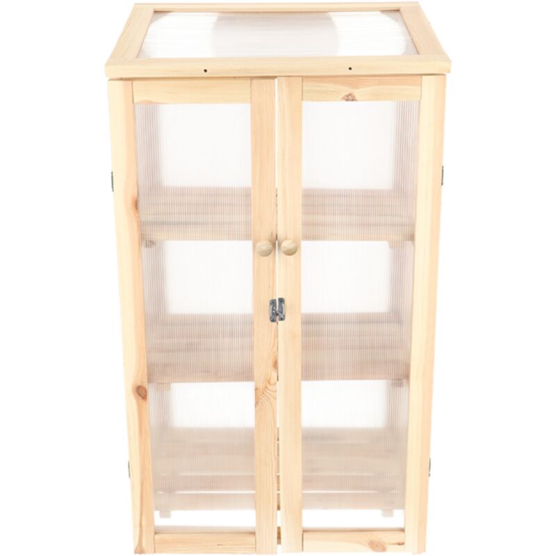 Serre en pin naturel Texel Hauteur 125,2 cm