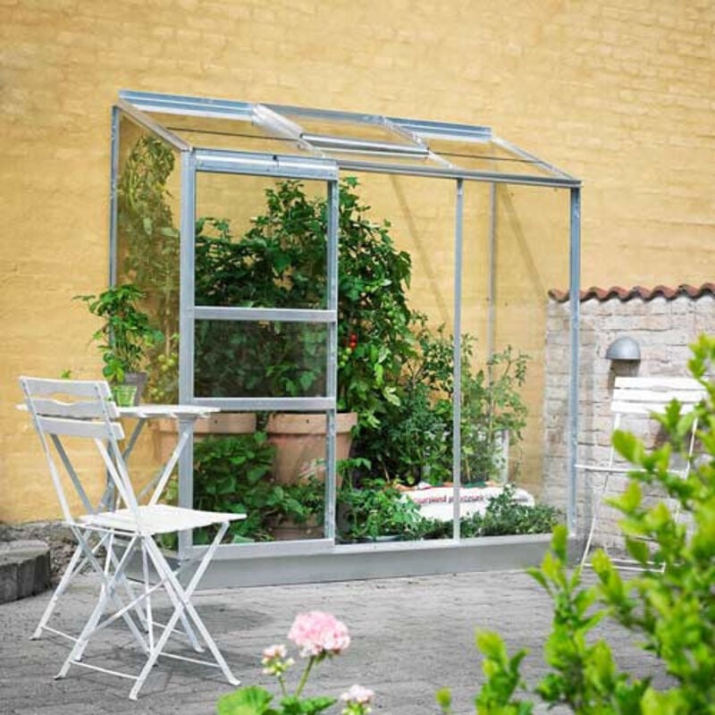 Halls - Altan 3 verre horticole avec base - 1.30 m², Couleur Vert