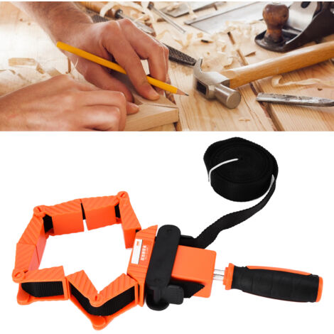 Serre-Frame Polygonal Nylon Serre-Frame Polygonal Nylon à Angle Flexible 35°-305° avec Sangle 4m pour Menuiserie