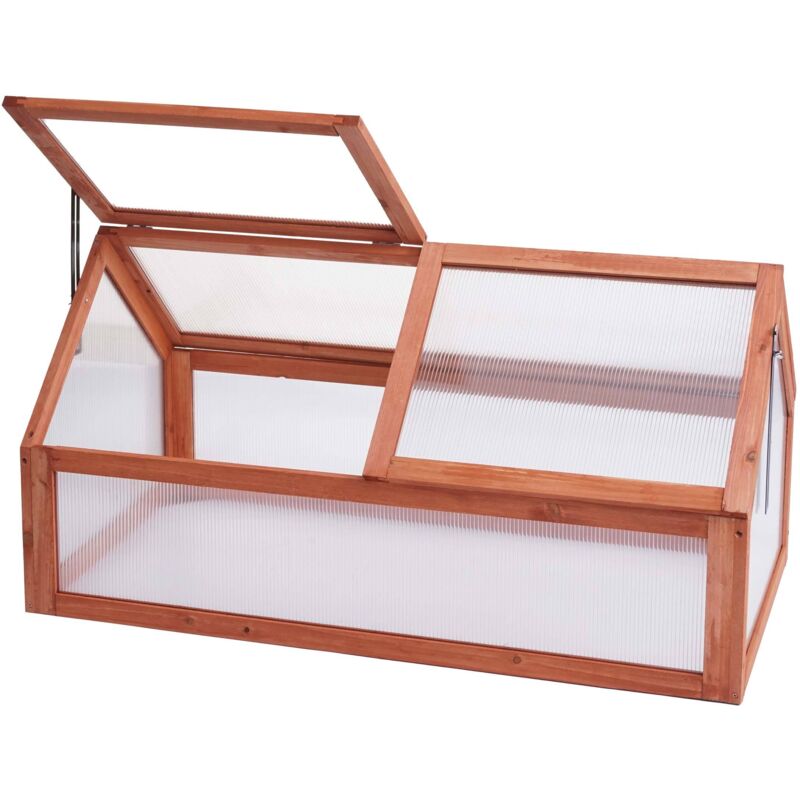 Jamais utilisé] Serre HHG 571 réglable en continu 108x57x54cm, brun