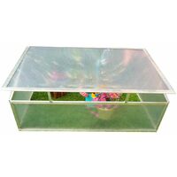 Serre Jaca Monopente Polycarbonate transparent 108x56x40 cm - KIS12143 - GARDIUN
