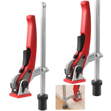 Serre-joint à levier 2 pièces – Capacité de serrage 160mm – Profondeur de gorge 60mm – Pour bois, plastique et métal