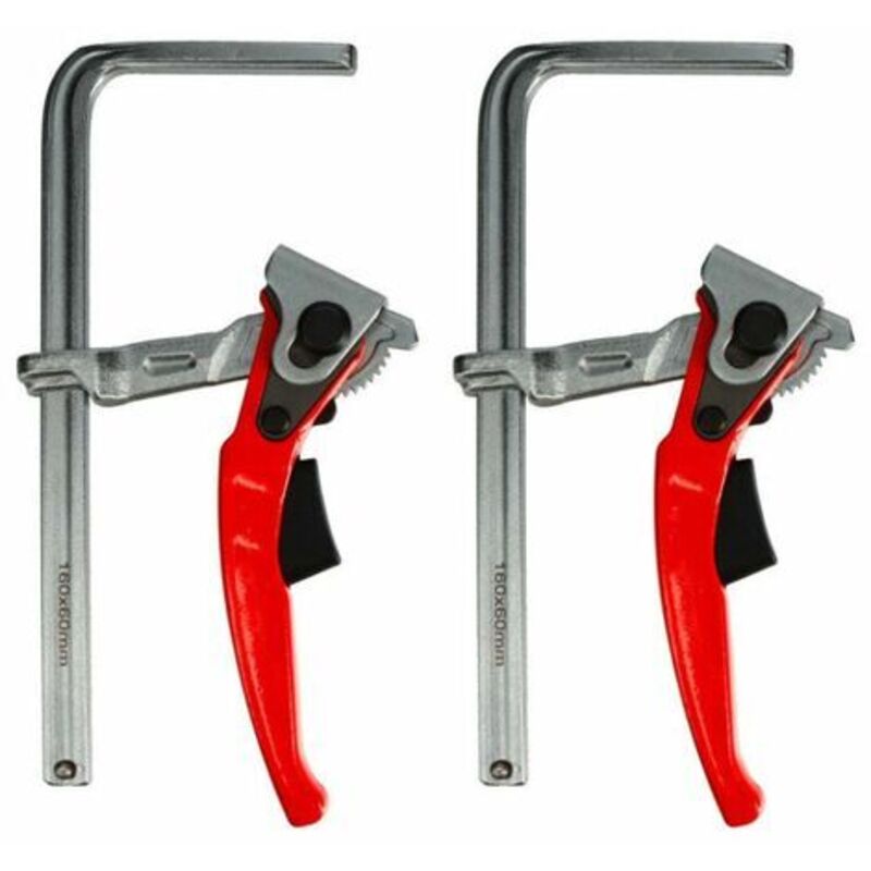 Serre joint à levier 300mm X2 - rapide adapté rail de guidage, 300x60mm - RWSerre-joint