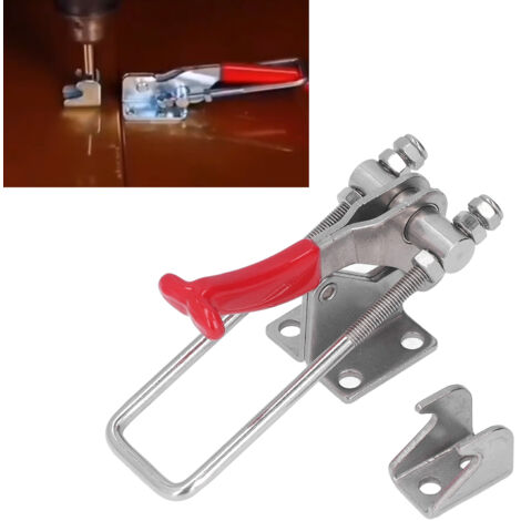 Serre-Joint à Verrouillage Rapide [Matériel Inox][318kg Force de Serrage][Adjustable]