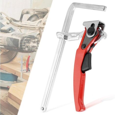 Serre-Joint Acier 160 mm Gorge 60 mm Fixation Rapide Rails Guidage