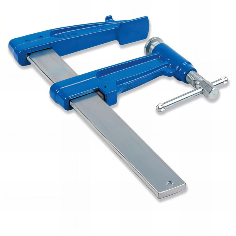 Serre-joint à pompe 60 cm section 35 x 8 mm saillie de 120 mm et frein antiglissant - 3 p Urko