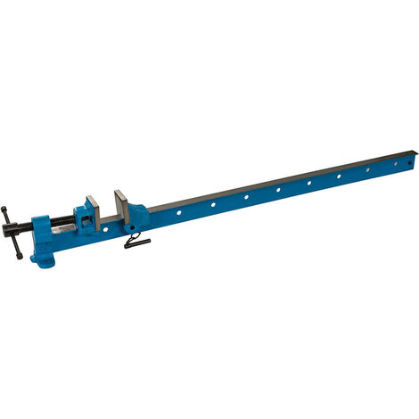 Serre-joint dormant en T 900 mm – Capacité de serrage élevée – Sabots et mâchoires en fonte – Pour assemblage de grandes dimensions – HBM