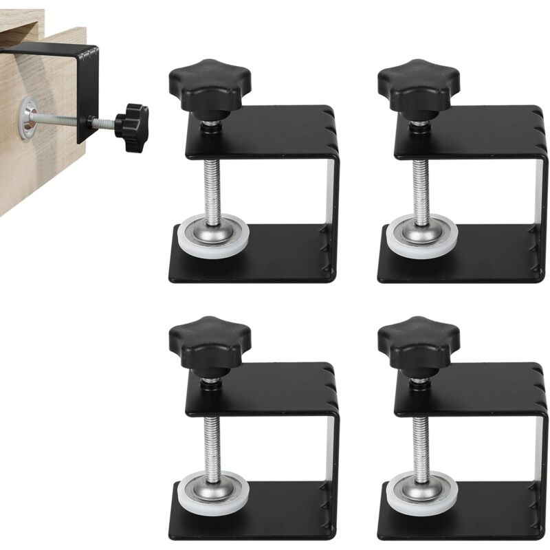 Laoa - Serre Joint en c, Universal c Clamp Acier Inoxydable 304, Cabinet Clamps, Pinces c et Tendeurs, Outils Pince Fixation Travail du Bois, Table