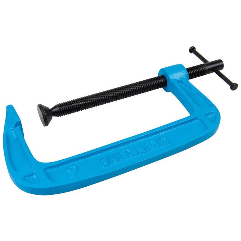 Silverline - presse en c usage léger 150 mm 605787