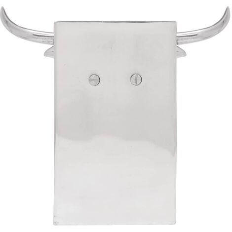 Serre-livres 2 pcs Argent 21.5 x 15.5 x 20 cm Aluminium CFW454380