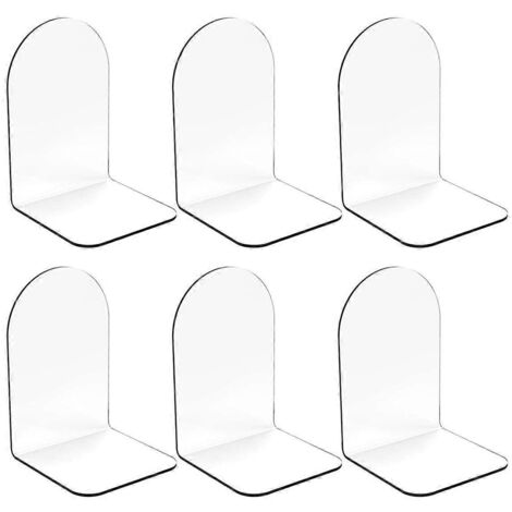 serre-livres en acrylique pour livres lourds et rangement