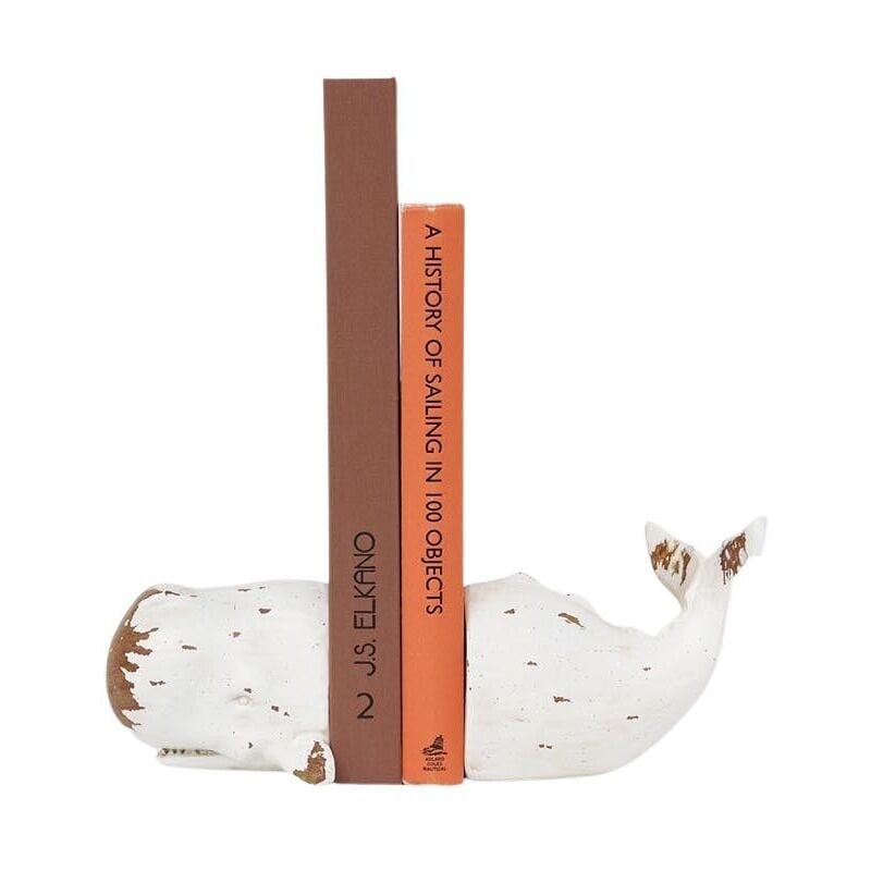 Serre-livres en bois Cachalot 25 x 12 cm