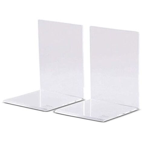 Serre-livres - MAUL - Acrylique - 120 x 120 x 170 mm - Bords biseautés - 2 pièces