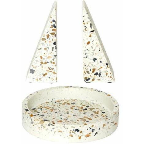 Serre-livres Terrazzo, lot de 2  Bol pour petits objets