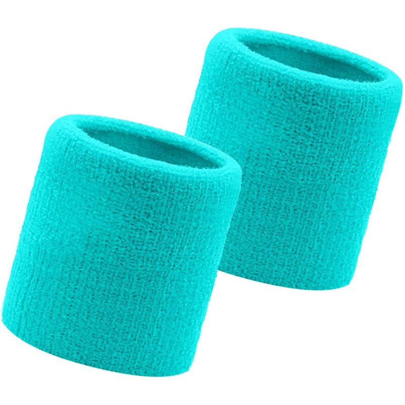 Serre Poignets Bracelets pour Sports, Bracelet Poignet de Sport, Serre Poignet Sweatbands Absorbants pour Gym/Tennis/Course/Basket-Ball