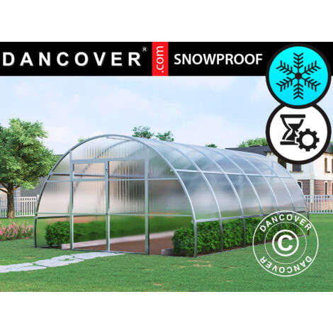 Serre polycarbonate, Strong NOVA 24m², 4x6m, Argent