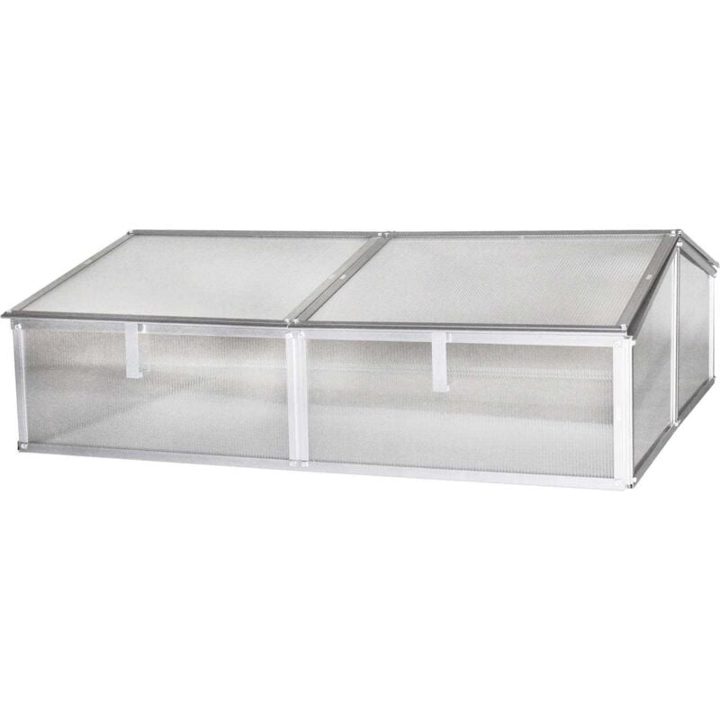 Serre potagère en aluminium anodisé Gaia 1.2 m²