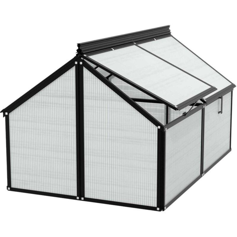 Vitavia - Serre potagère en polycarbonate 4 mm et aluminium Gaia Jumbo