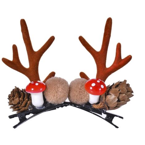 serre-tête de Noël en forme de bois de renne, pinces à cheveux, bandeaux, beauté pour fille