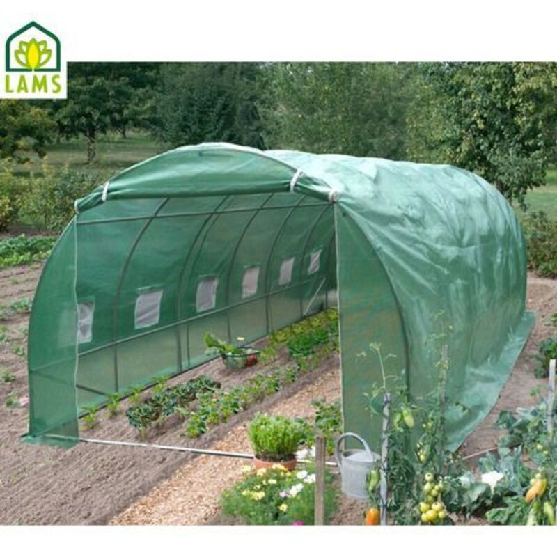 Jany France - Serre tunnel - 18 m² l. 300 x p. 600 x h. 200 cm