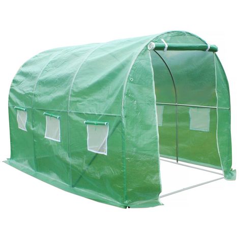 serre tunnel de jardin avec porte mimosa 220g m2 P 36784 210873_1