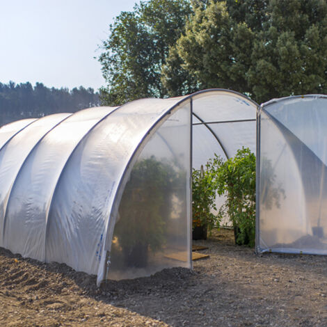 Serre tunnel ÉCO-27 largeur 4.50 m x 6 m