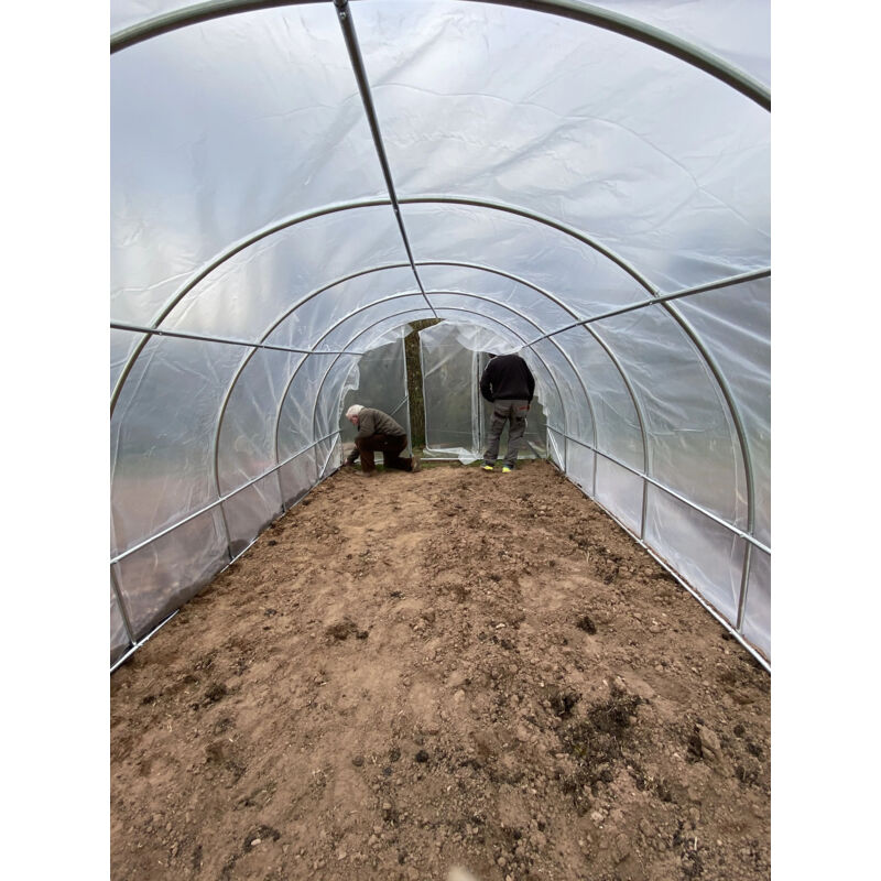 Atout Loisir - Serre tunnel prima 18 m², Portes 2 portes simples