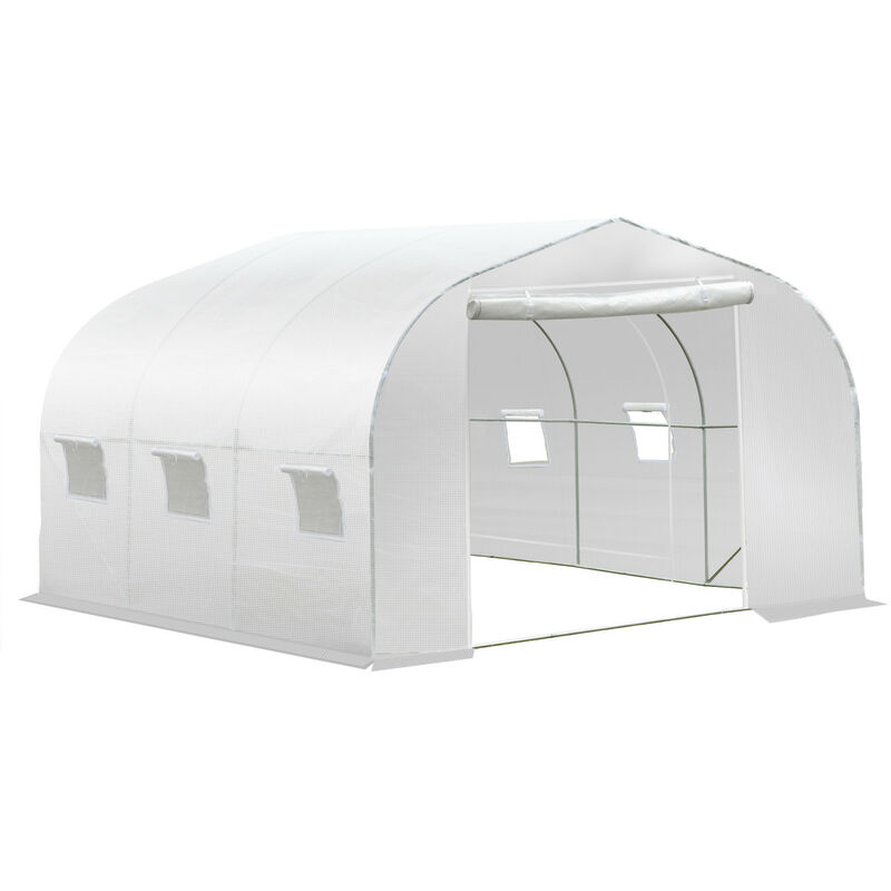 Serre tunnel xxl aladin blanche