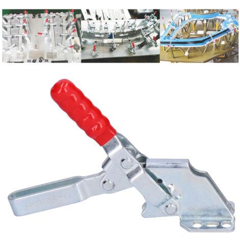 Serre‑Joint à Verrouillage Rapide GH‑CH HS‑12130‑SM : Fer et Plastique, Force 230 kg pour Machines et Assemblage