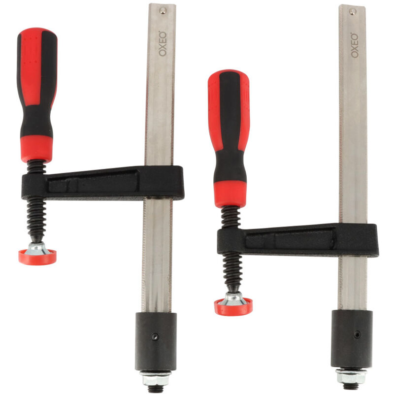 Serres joints pour table de soudage X2 230mm - Longueur de serrage 23cm - Poignée bi-matière - Pour table de soudage Oxeo