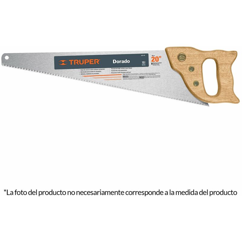 

Serrucho 450mm, carpintero, 9 DPP