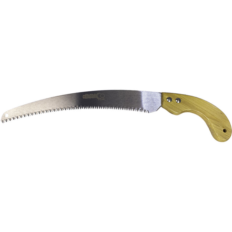 

Bricoferr - Serrucho de Poda Curvo Con Mango De Madera 17cm , Hoja De 35cm De Longitud