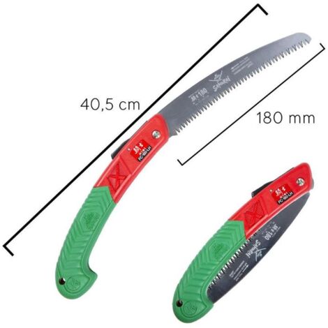 Serrucho de sierra de arco con hoja curva de 18 cm Samurai