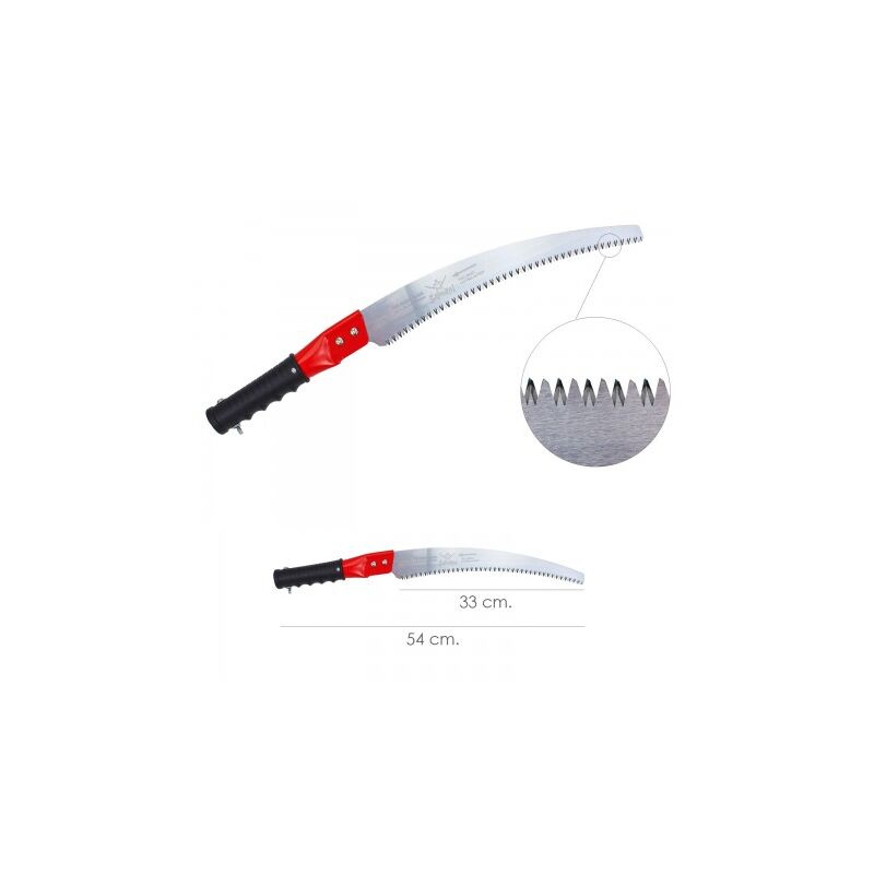 

Serrucho samurai curvo para pertiga 330 mm.