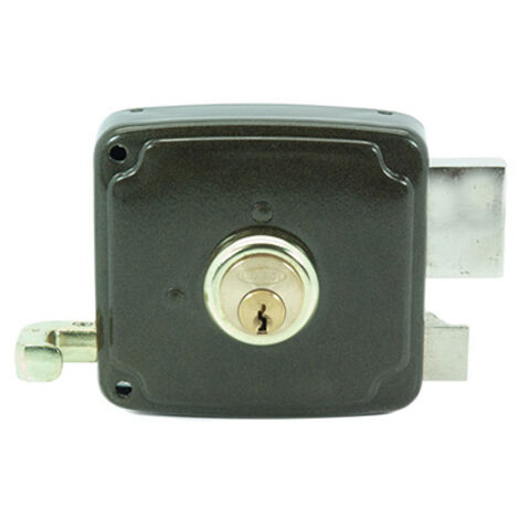 Serrure 1125 100 droite b/rond 70mm ilargi