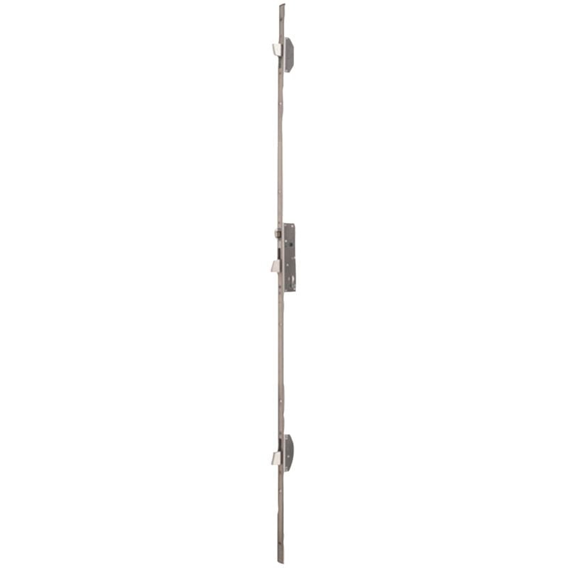 Serrure 3 points à larder ELECTA rouleau Axe 35mm têtière U inox - ISEO - 785201352