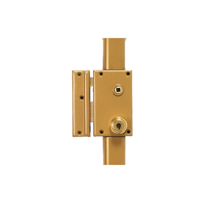 Serrure en applique 3 points 70 vertical fouillot A2P cylindre de 47,5mm à 7 ailettes gauche Pollux 074710