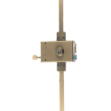 Serrure 3 points A2P 4000S OMEGA Verticale tirant cylindre 45 mm gauche - JPM - 5108K0-46-2AFB