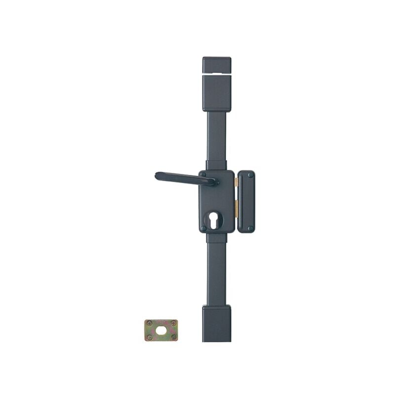 Serrure 3 points en applique type Horga verticale à fouillot gauche poussant Thirard